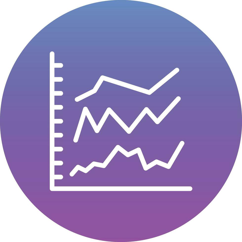 Stacked Graph Vector Icon