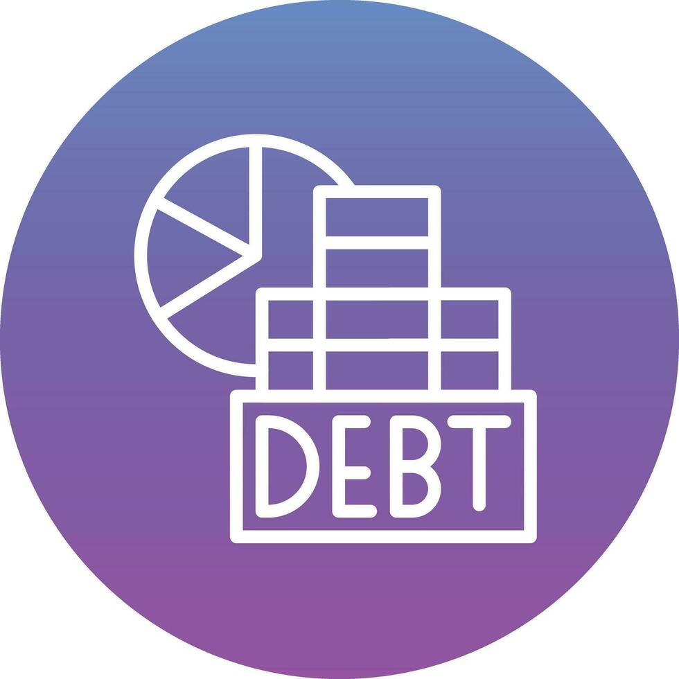 Debt Vector Icon