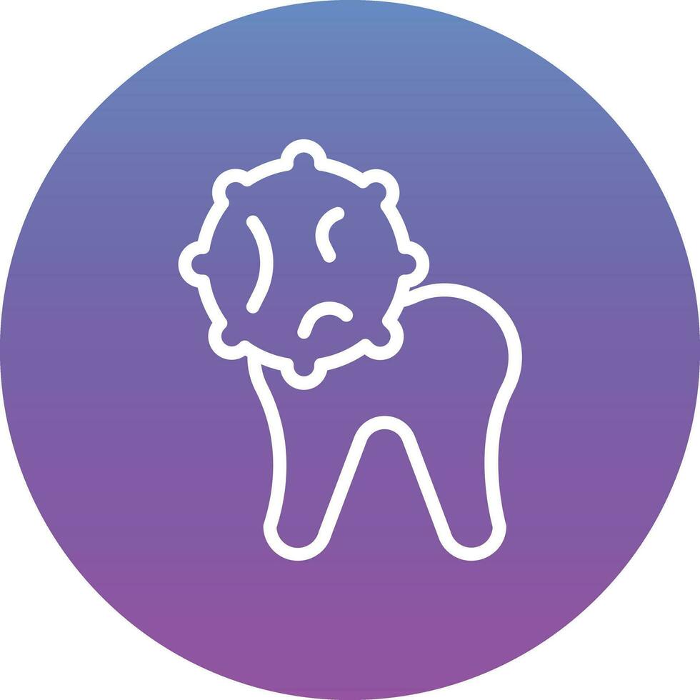 Tooth Infection Vector Icon