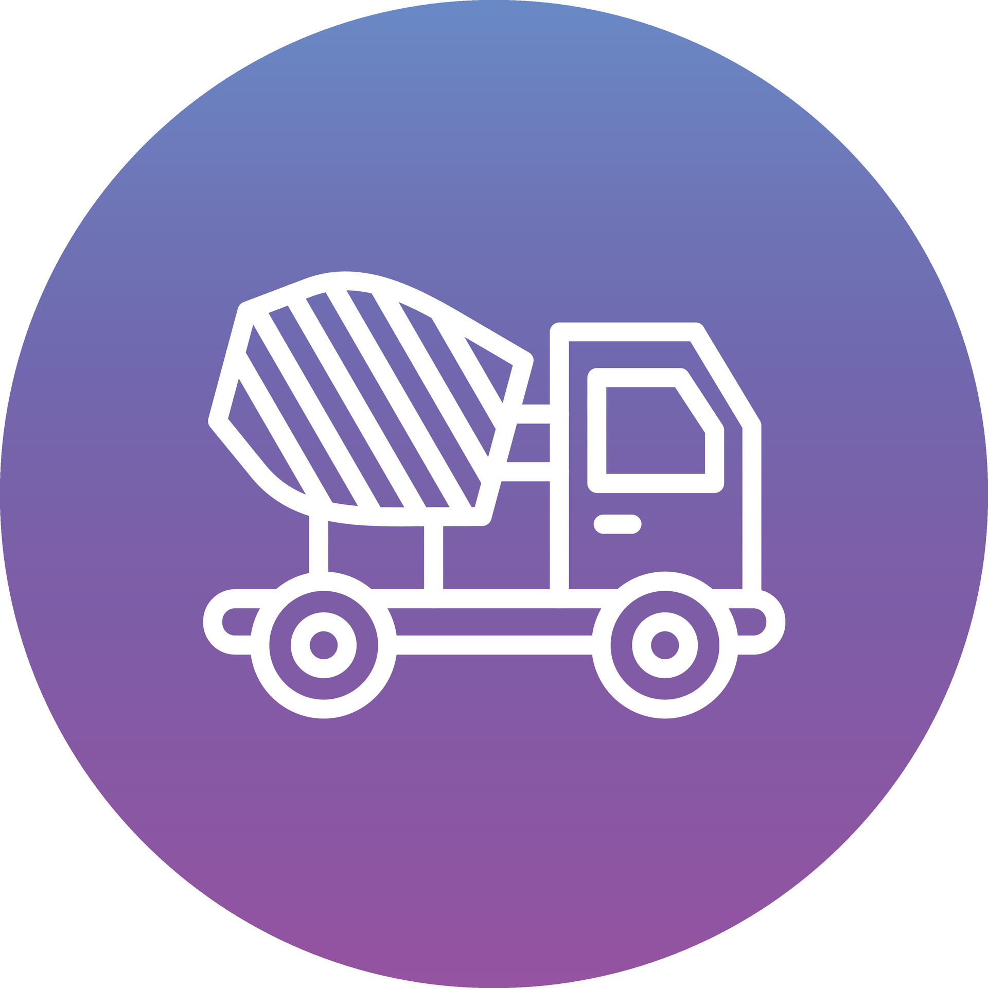 Concrete Mixer Truck Vector Icon 36450959 Vector Art at Vecteezy