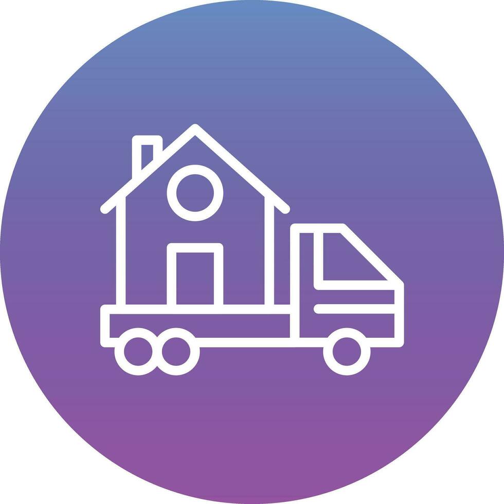 House Relocation Vector Icon