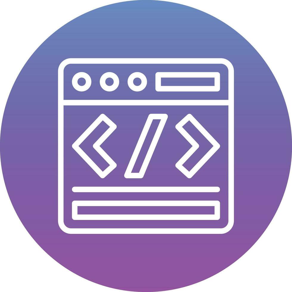 Web Development Vector Icon