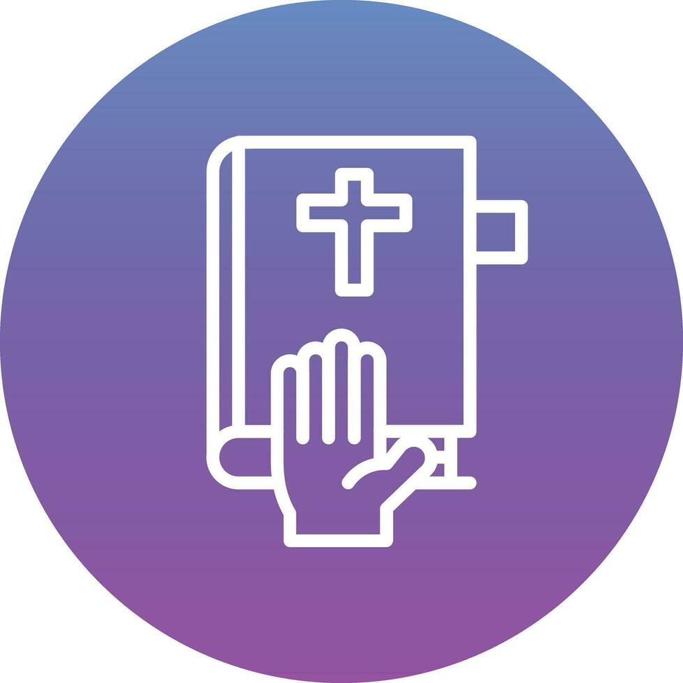 Oath Vector Icon