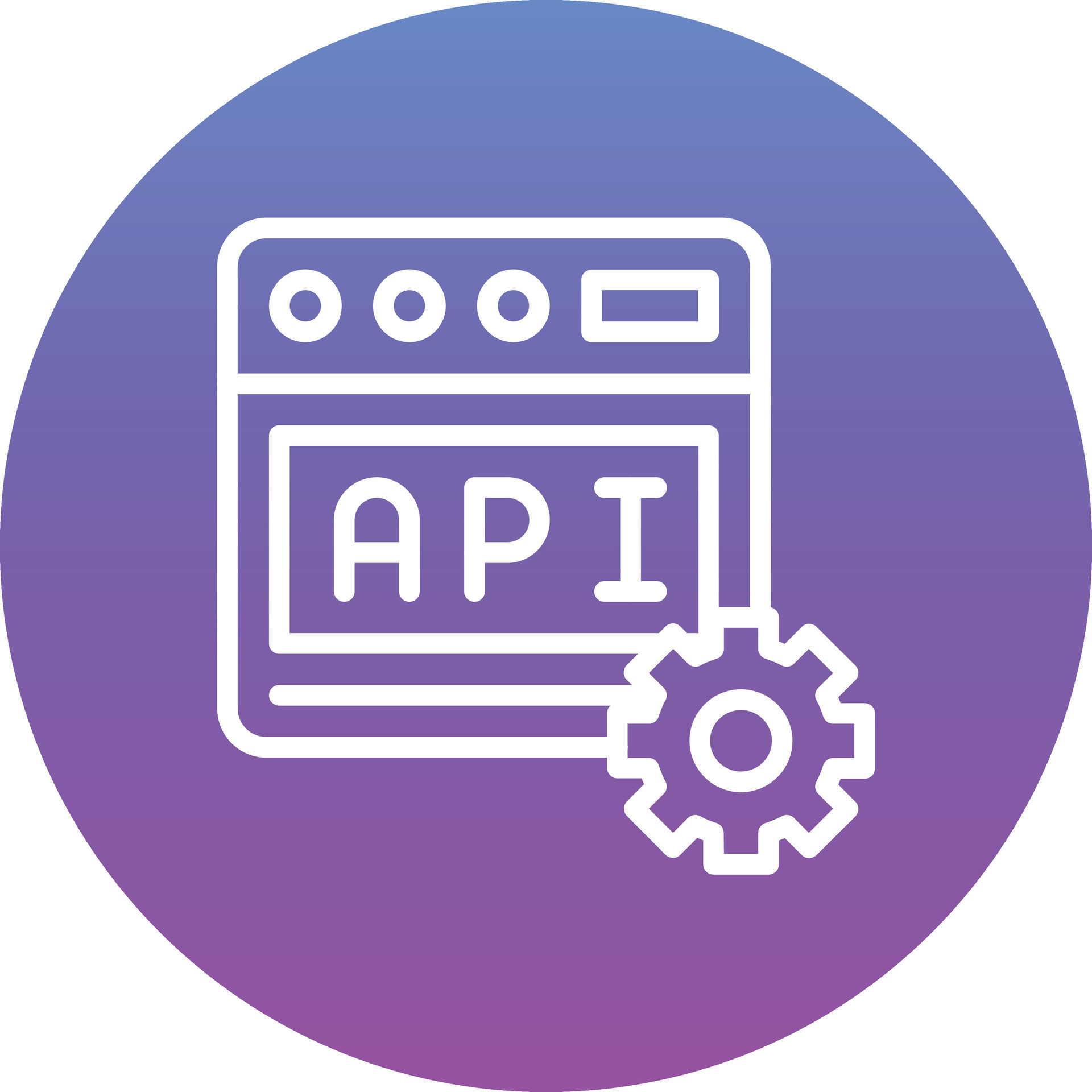 Web API Vector Icon 36451070 Vector Art at Vecteezy