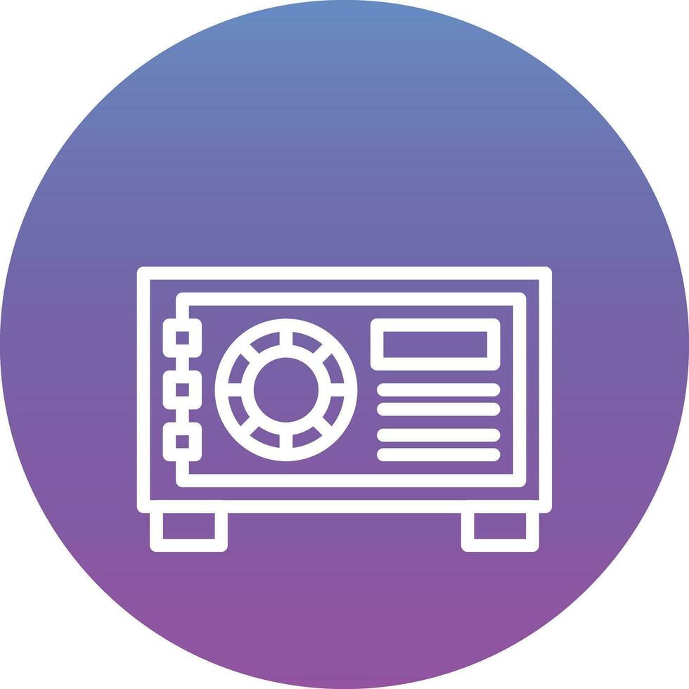 Money Vault Vector Icon