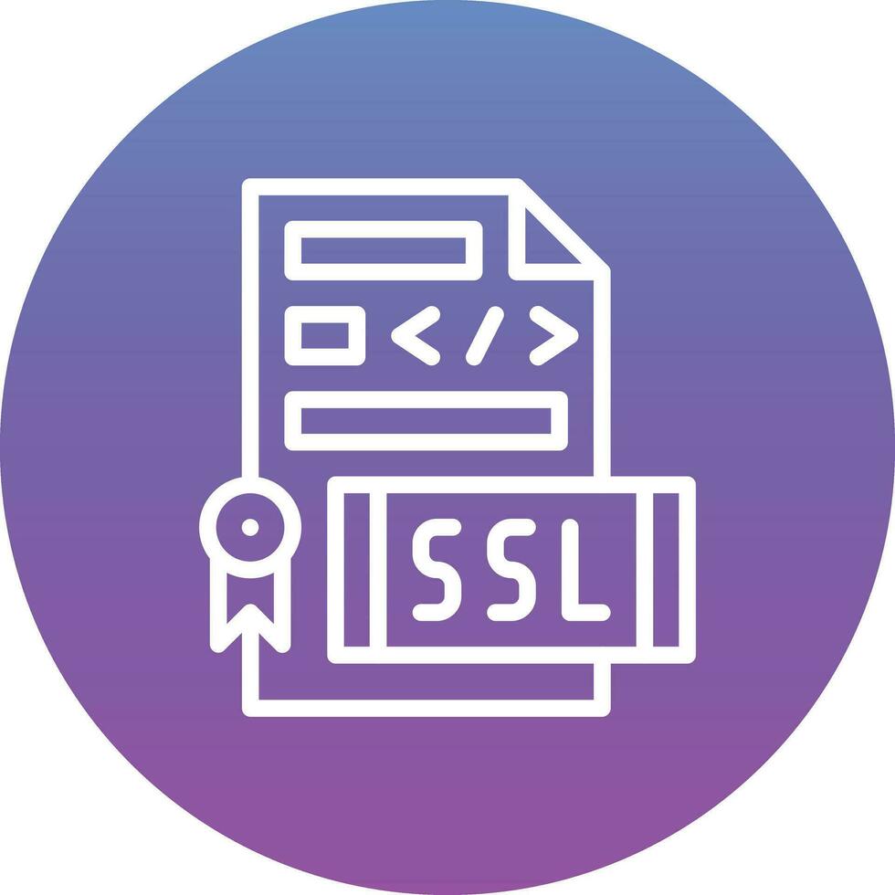 SSL File Vector Icon