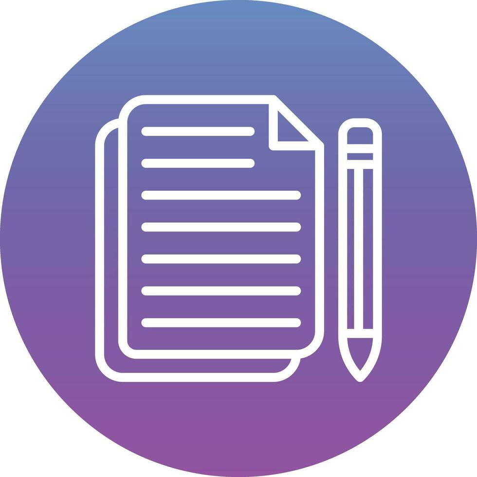 Blogging Vector Icon