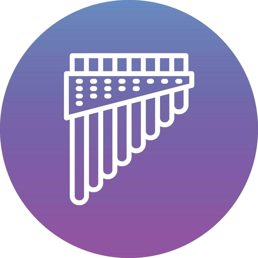 Pan Flute Vector Icon