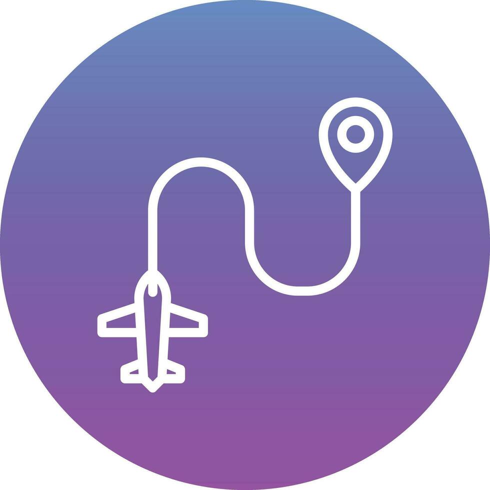 Flight Directions Vector Icon