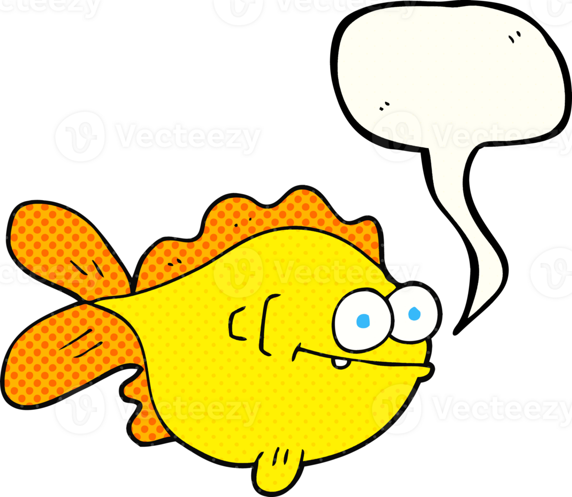comic book speech bubble cartoon fish png
