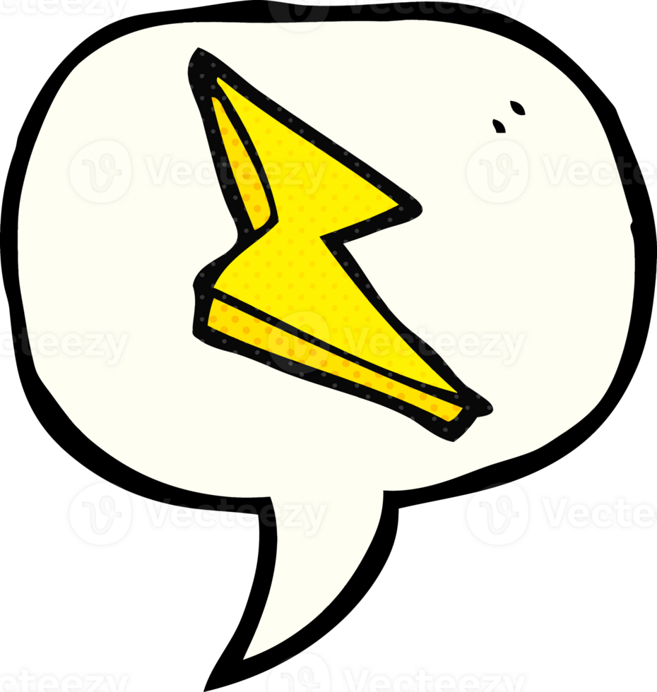 comic book speech bubble cartoon lightning bolt doodle png