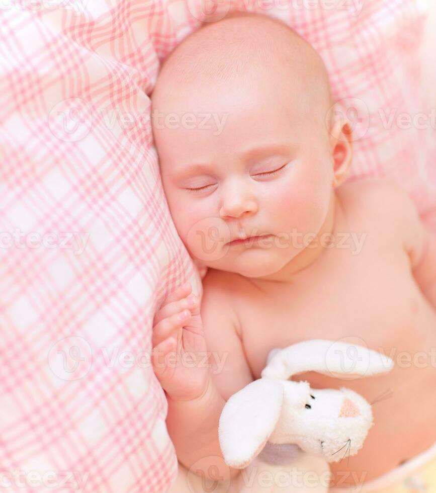 Cute baby asleep photo