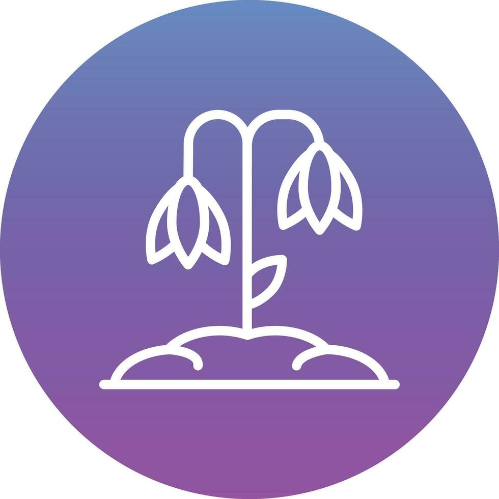 Snowdrop Vector Icon