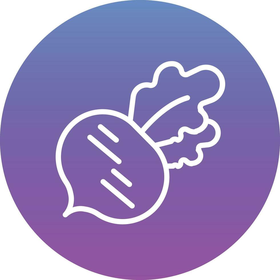 Radish Vector Icon