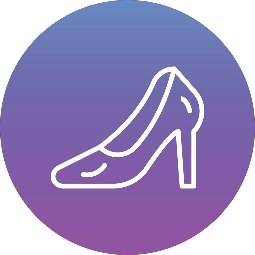 icono de vector de tacones altos