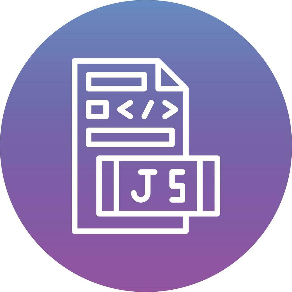 Javascript File Vector Icon