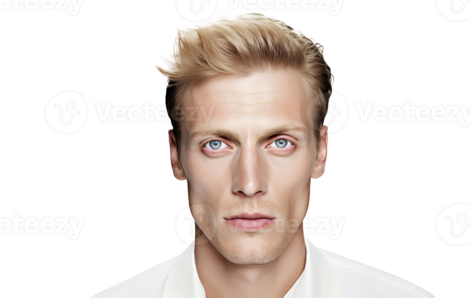 AI generated Handsome Caucasian Man Fashion Portrait png