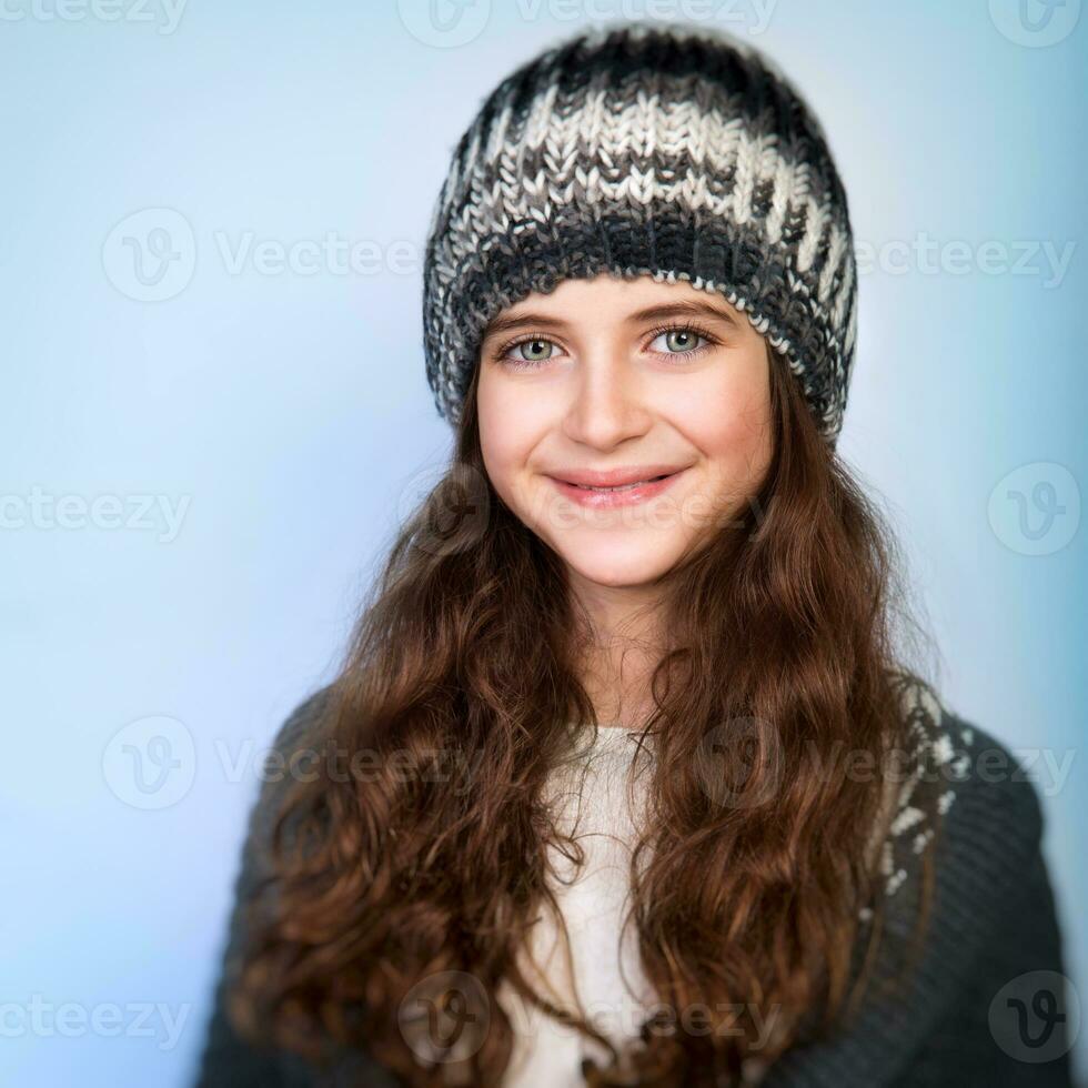 Teen girl portrait photo