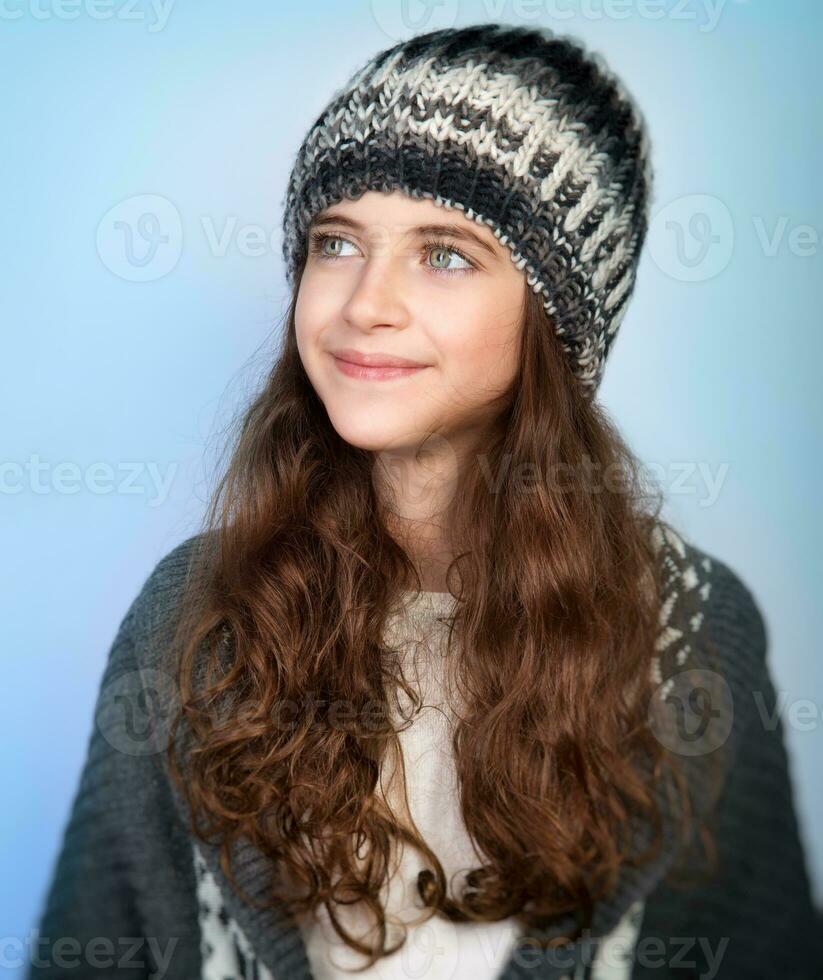 Stylish teen model photo