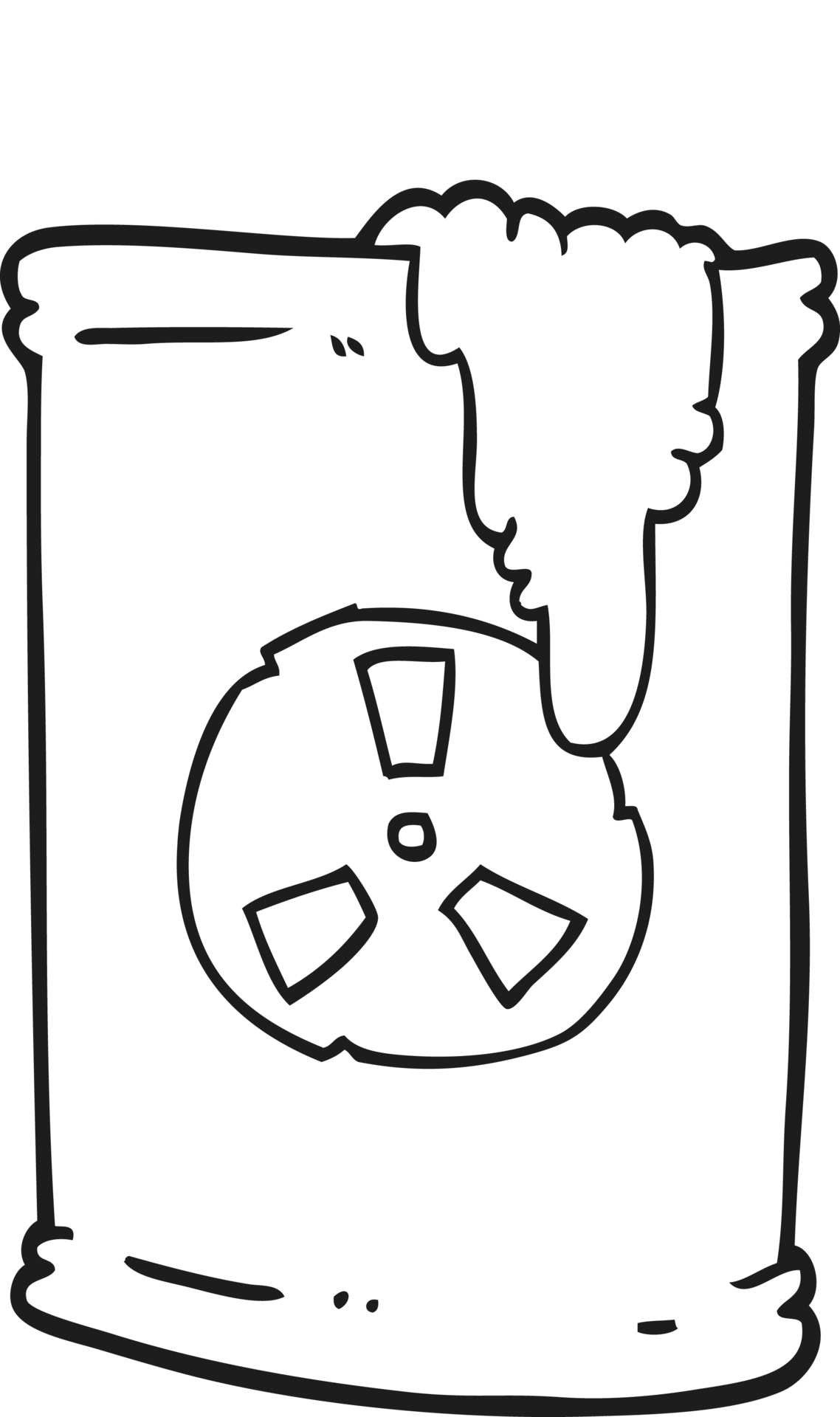 black and white cartoon radioactive waste 36453208 PNG