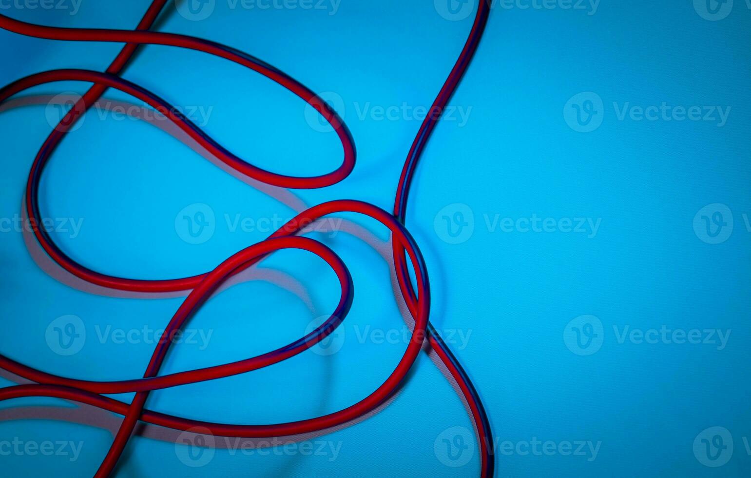 Red Power Cable photo