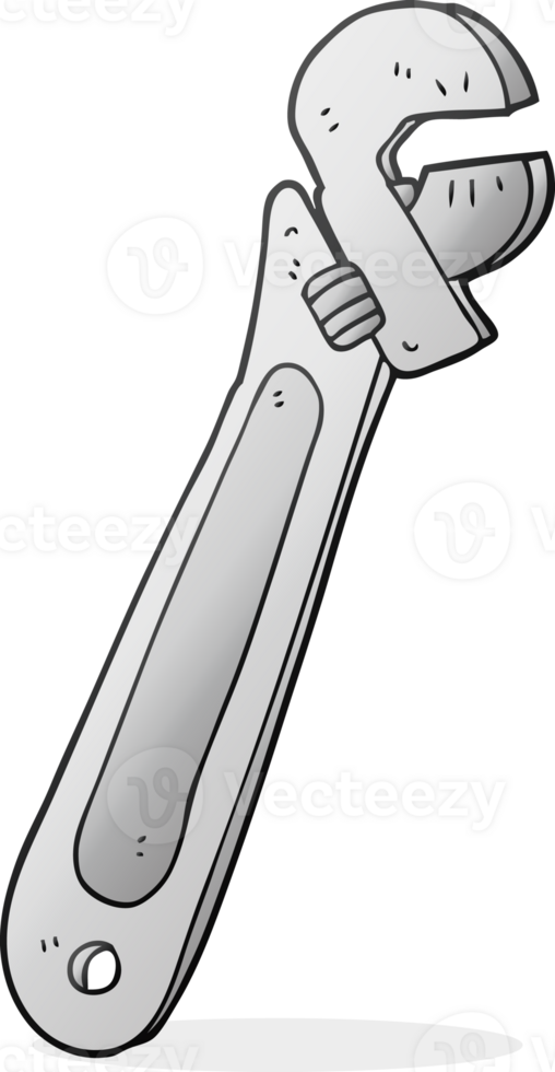cartoon adjustable spanner png
