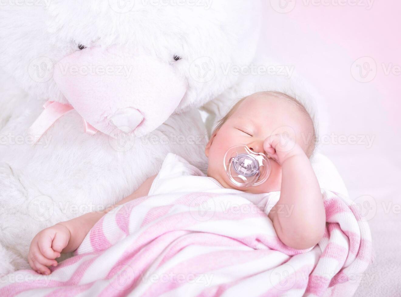 Cute baby sleeping photo