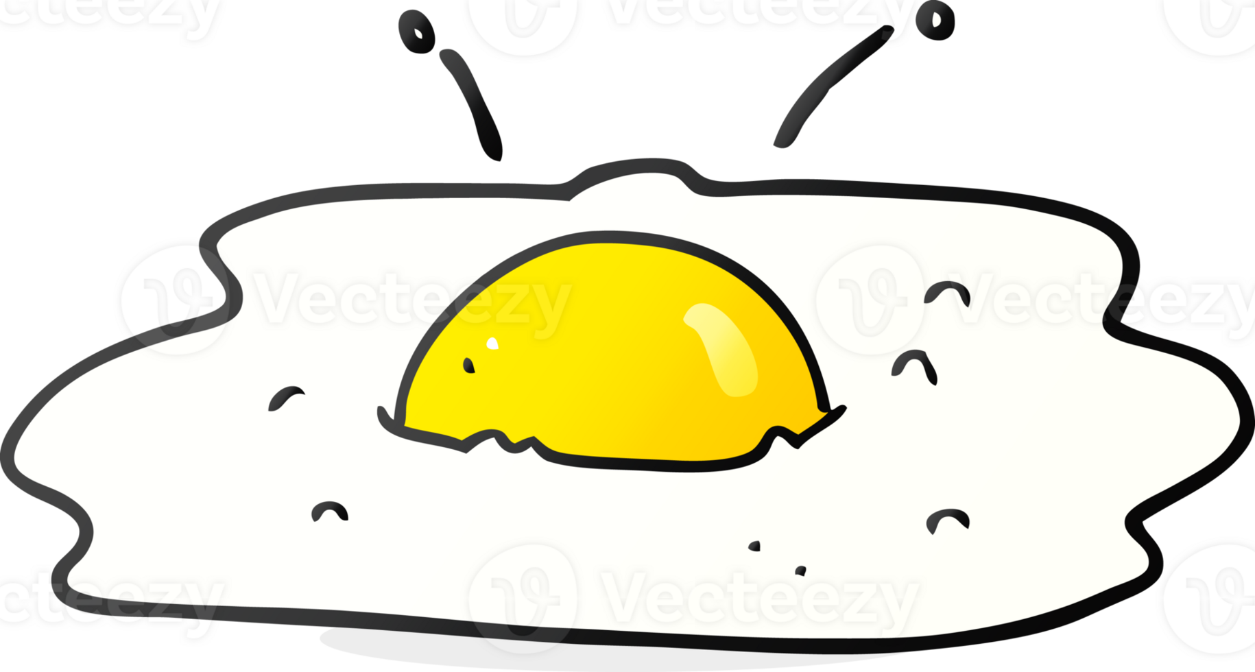 cartoon fried egg 36453835 PNG