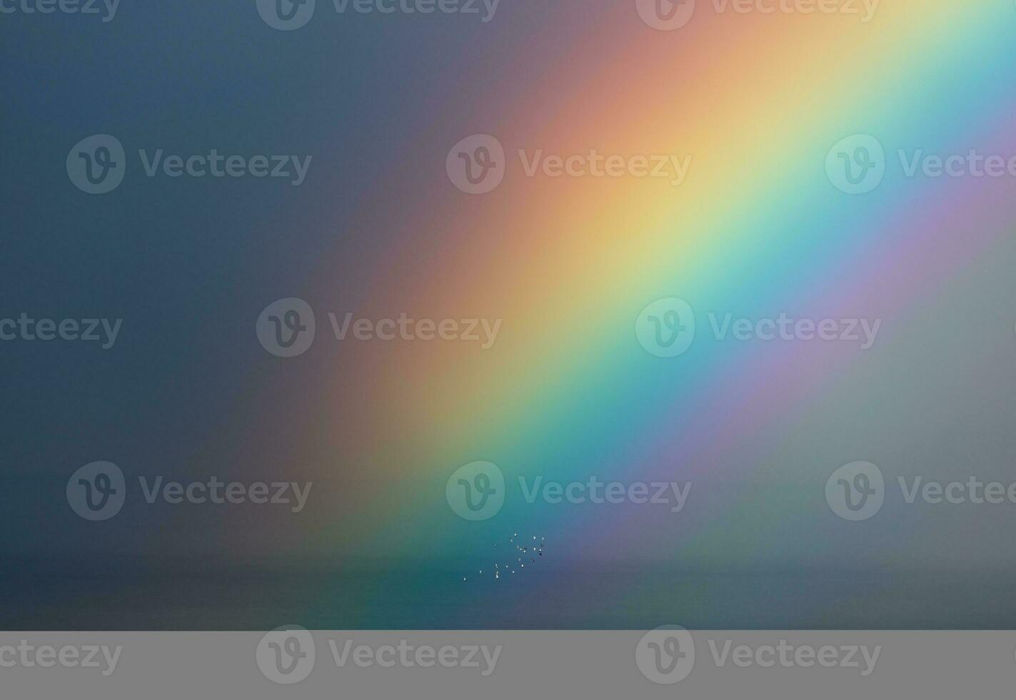 Rainbow in the sky photo