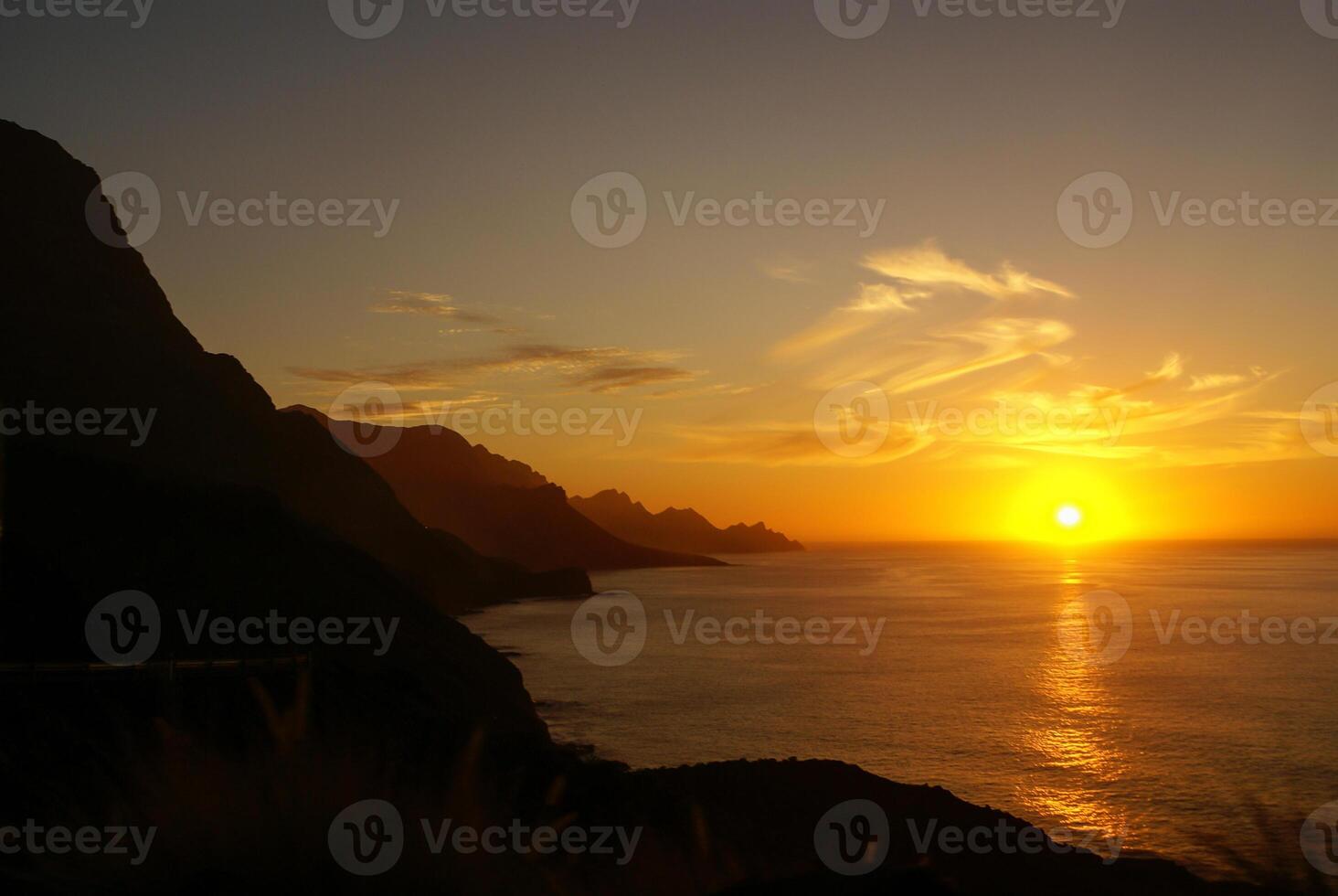 coast line view in the gran canarias photo