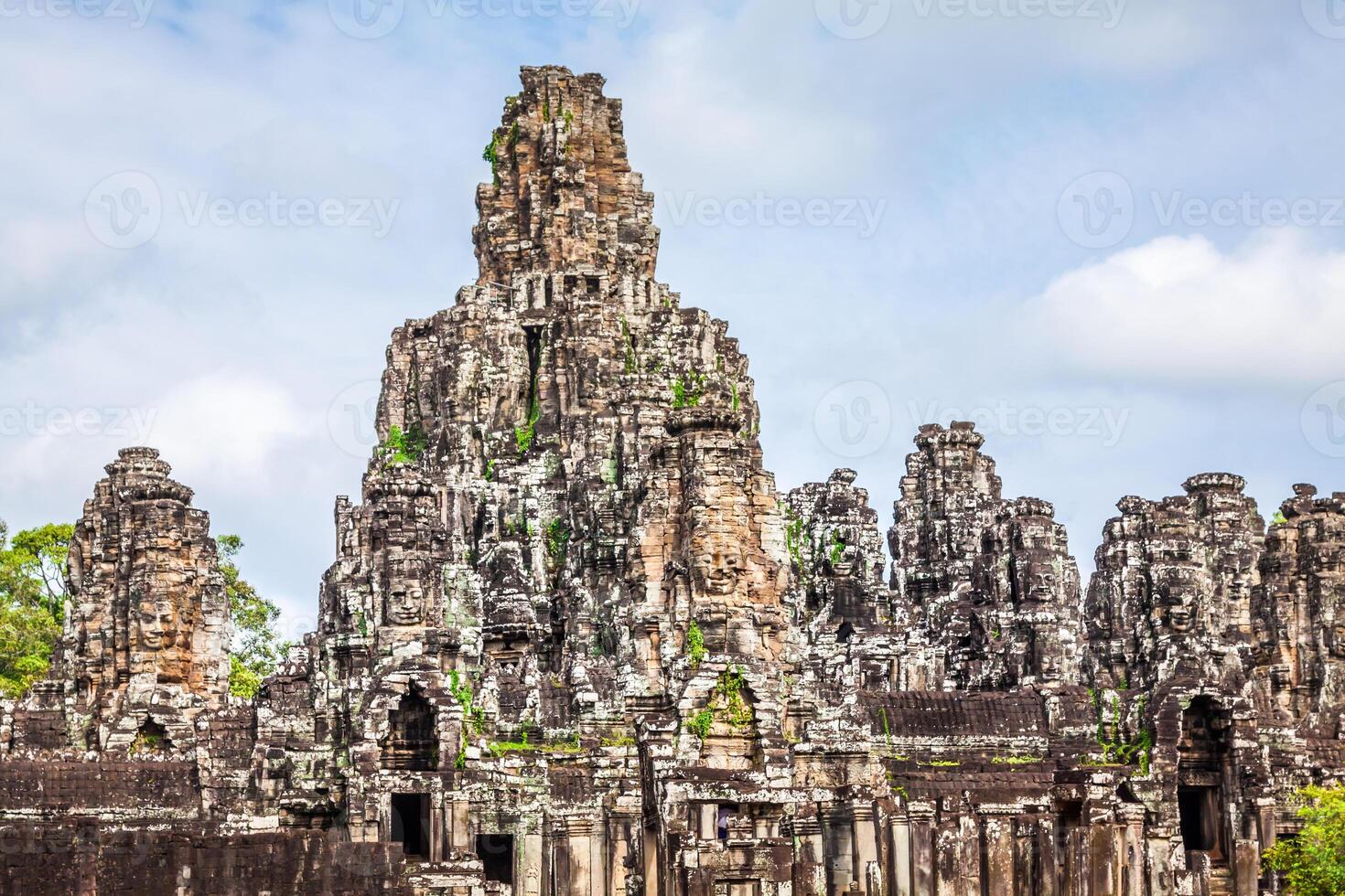 Bayon Temple in Angkor Thom, Cambodia photo