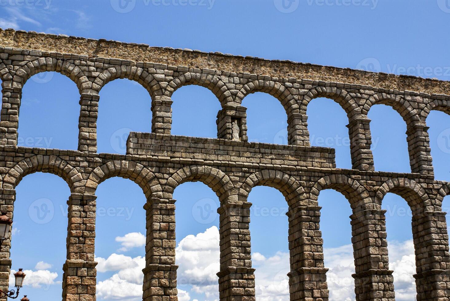 Aqueduct in Segovia, Castilla y Leon, Spain. photo