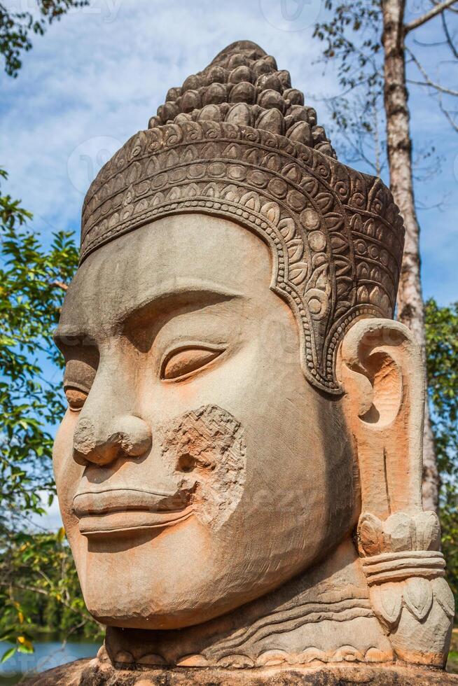 rostro. angkor wat angkor thom. Camboya foto