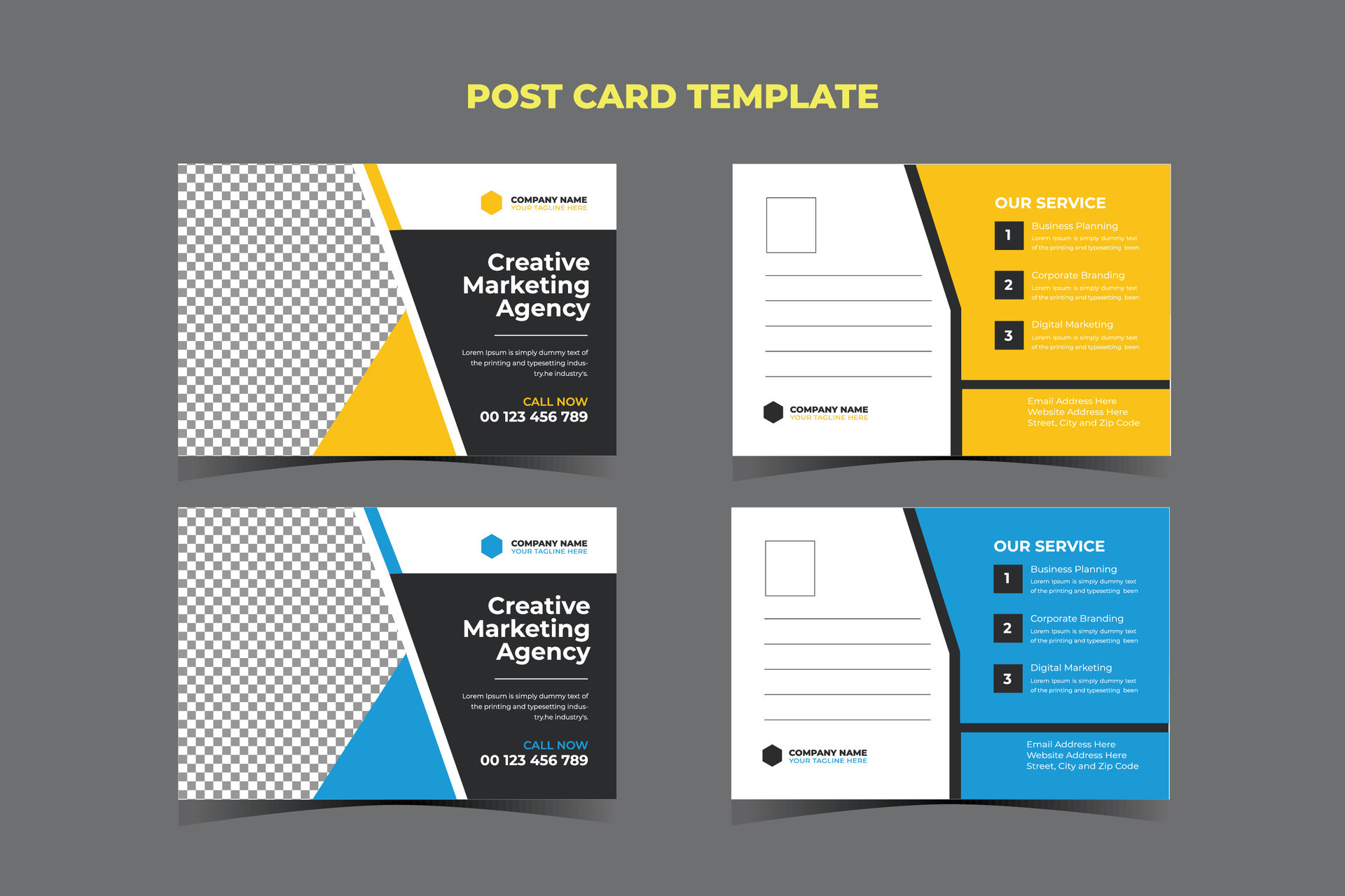 business-post-card-template-design-36457902-vector-art-at-vecteezy