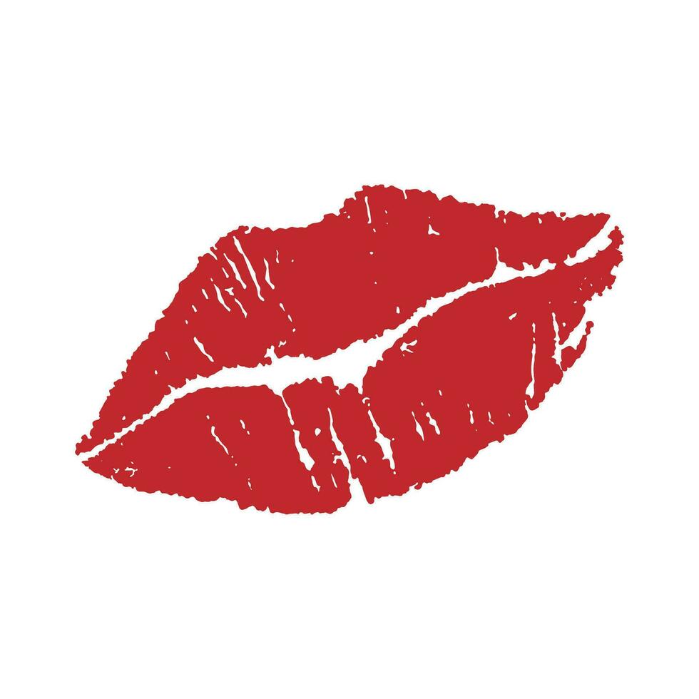 labios vector icono colocar. Beso ilustración firmar recopilación. mujer símbolo.