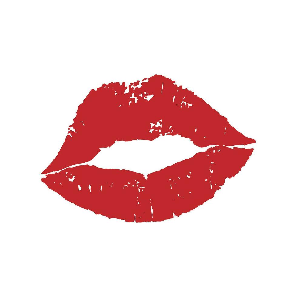 labios vector icono colocar. Beso ilustración firmar recopilación. mujer símbolo.