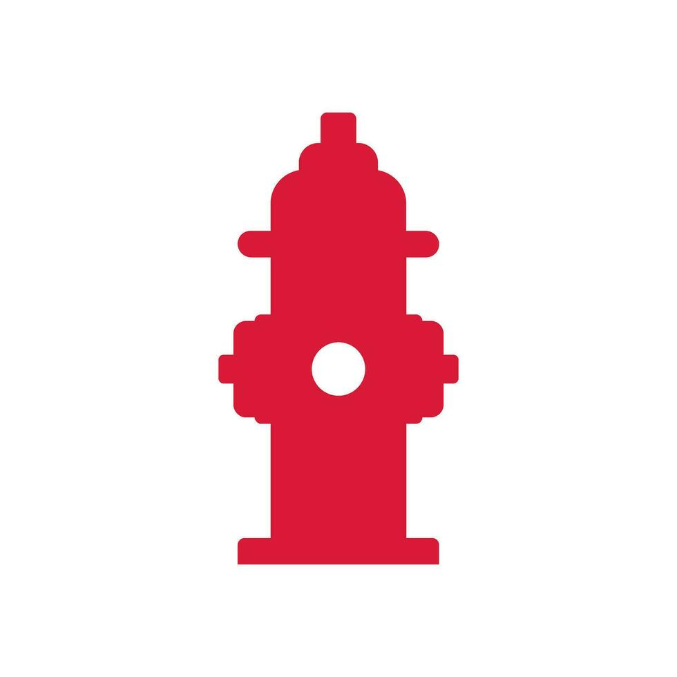 Fire hydrant icon. Firefighter illustration sign. Fire symbol or logo. vector