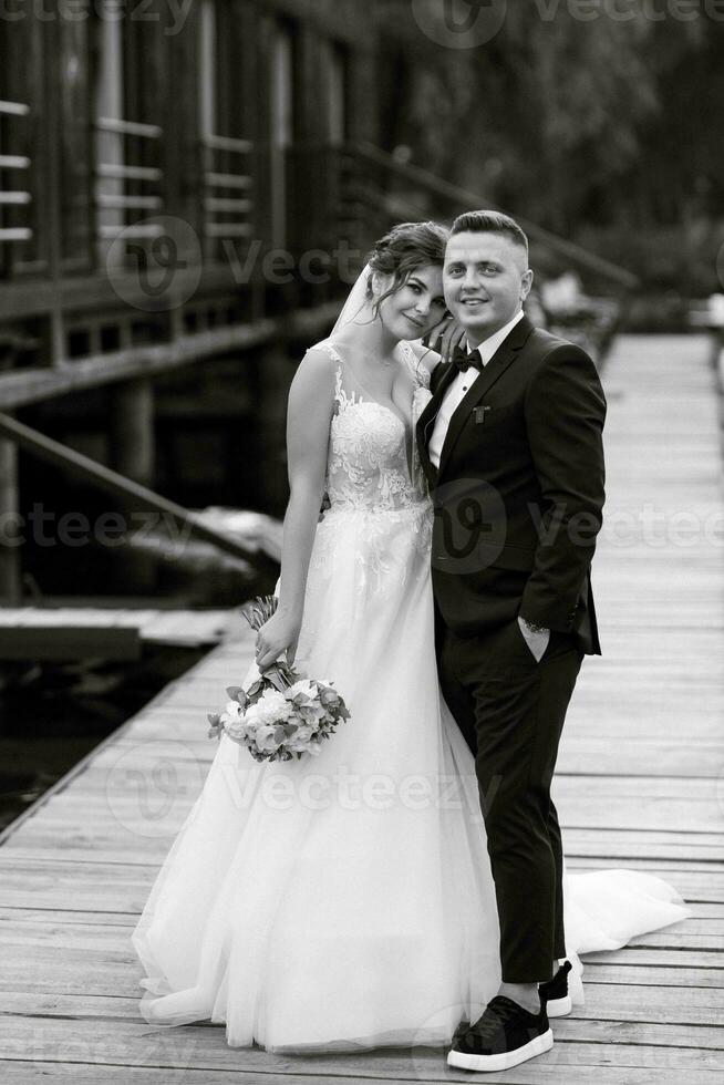 the first meeting of the bride and groom photo