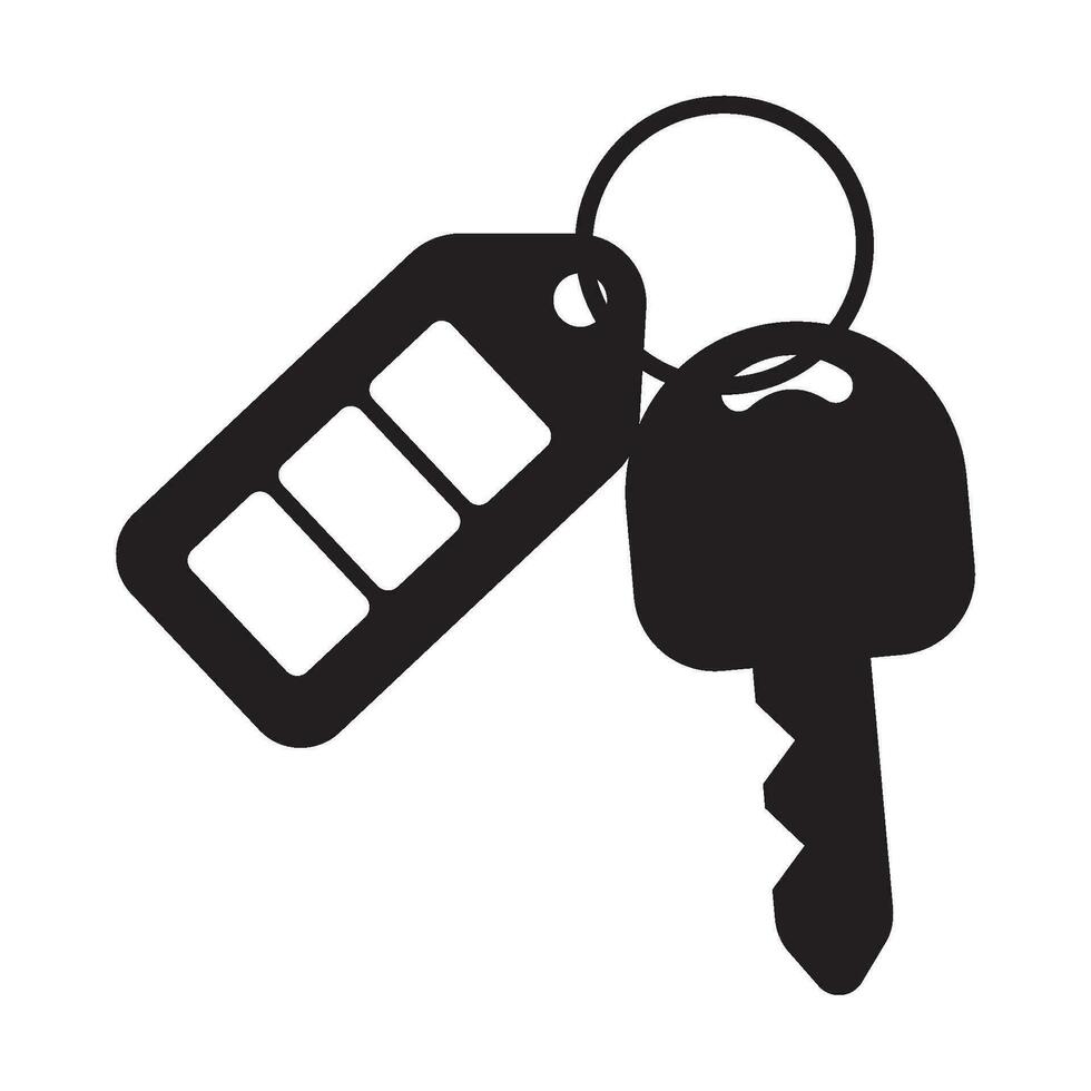 car key icon vector