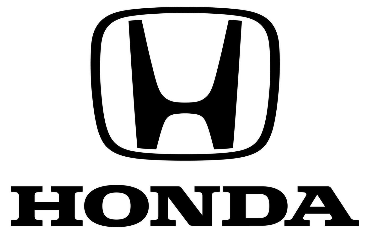 Honda coche logo vector ilustración