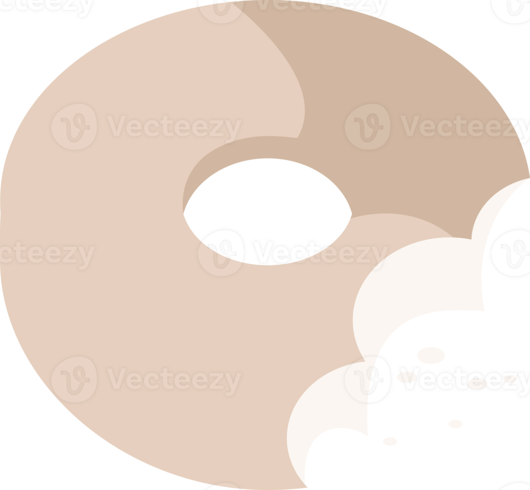 bitten donut graphic icon png