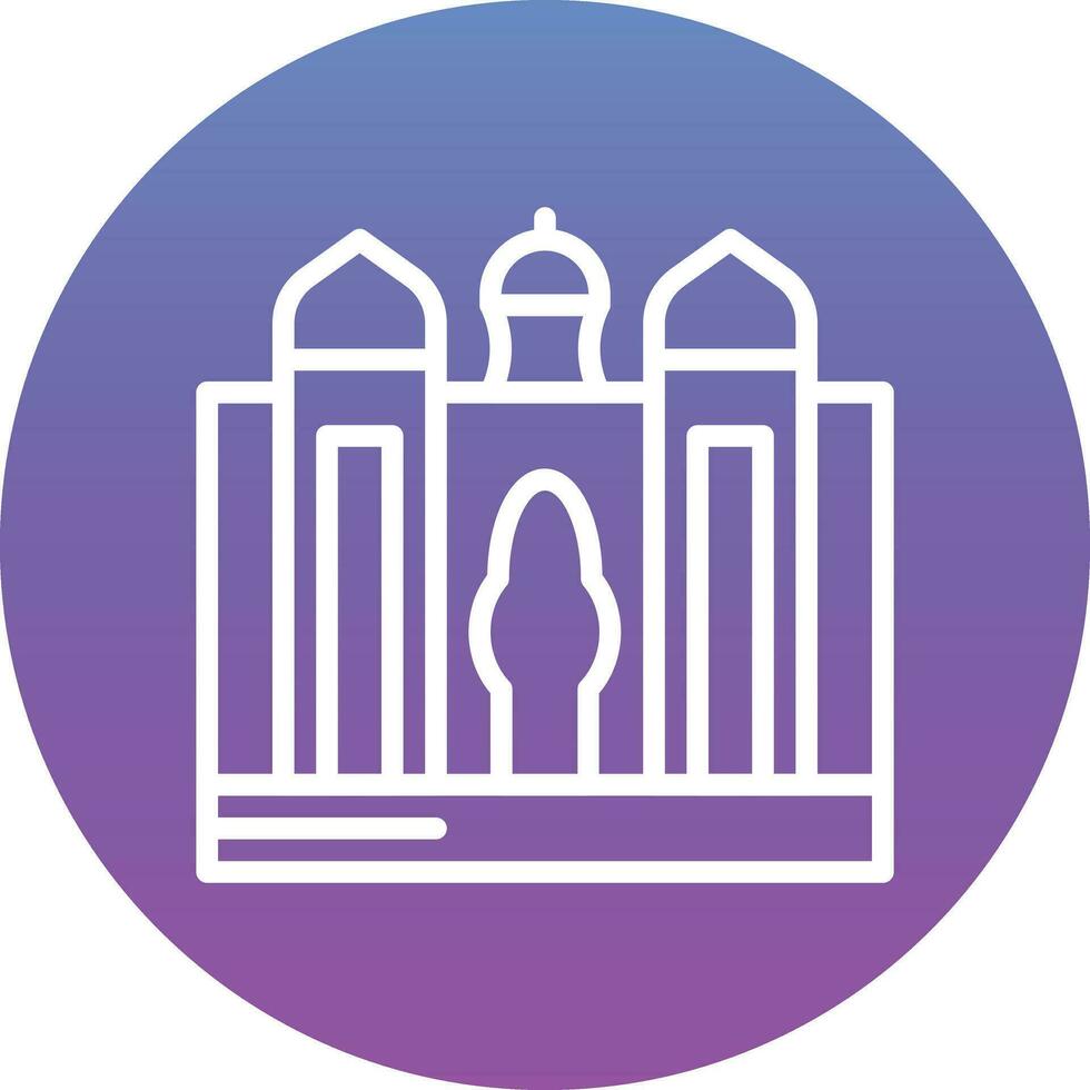 Palm Jumeirah Vector Icon