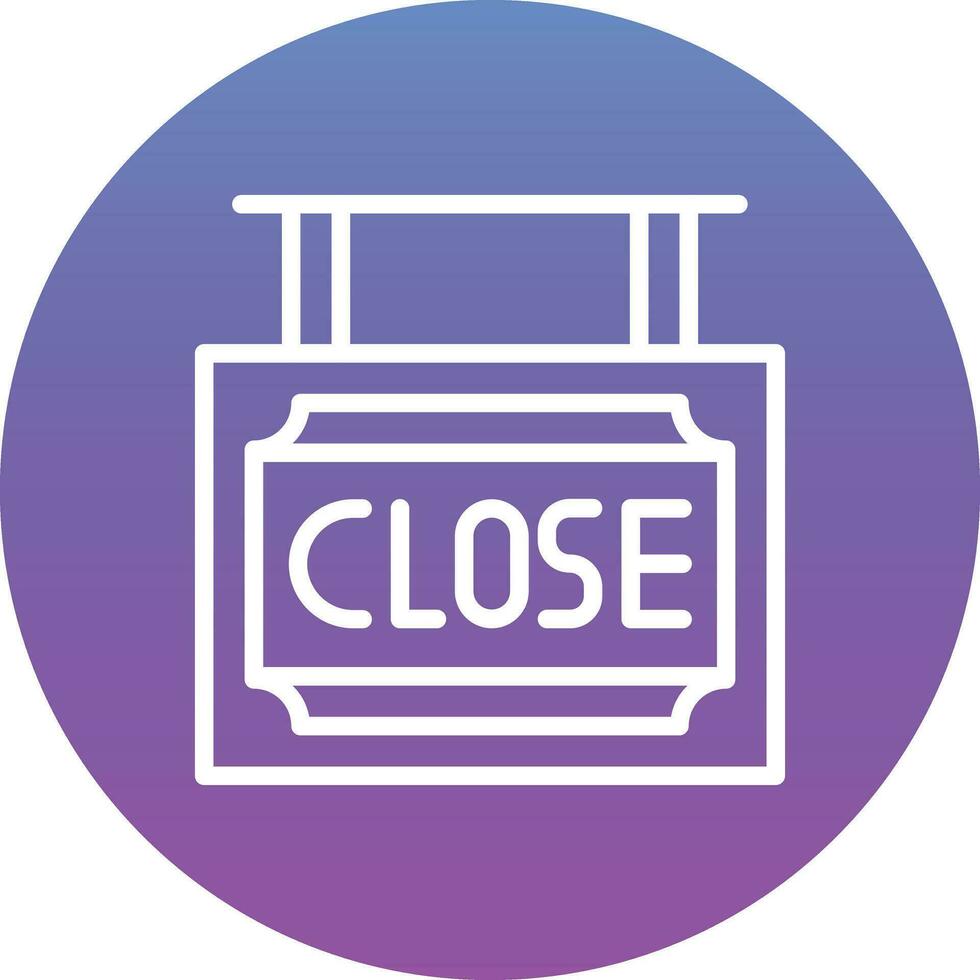 Shop Close Vector Icon
