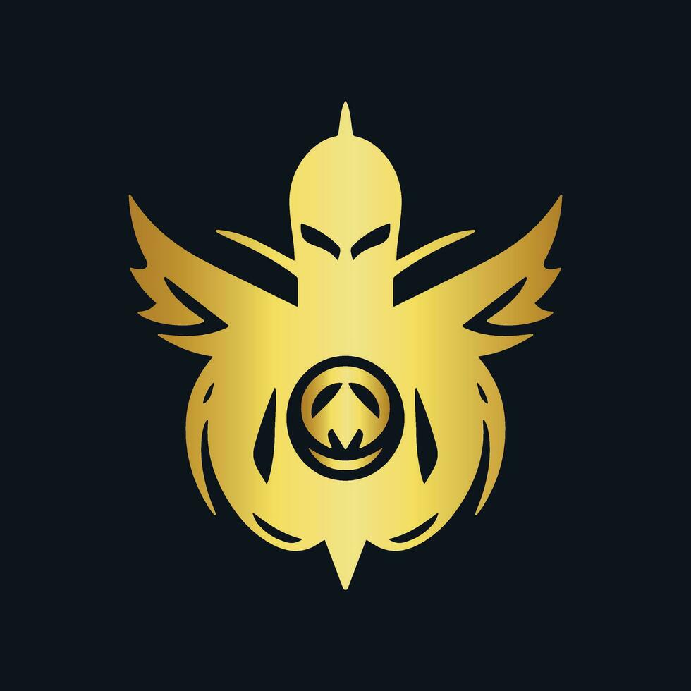 Angel wings logo design icon symbol vector illustration.