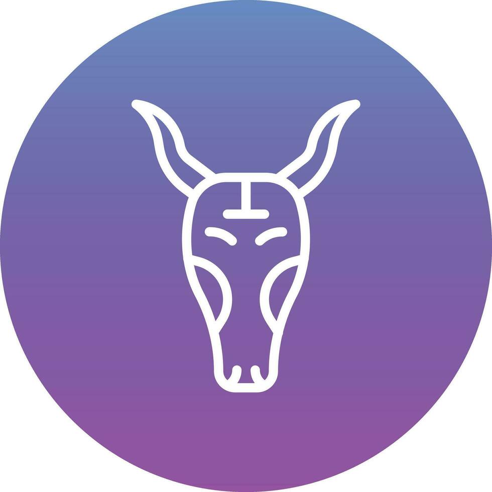 Bull Skull Vector Icon