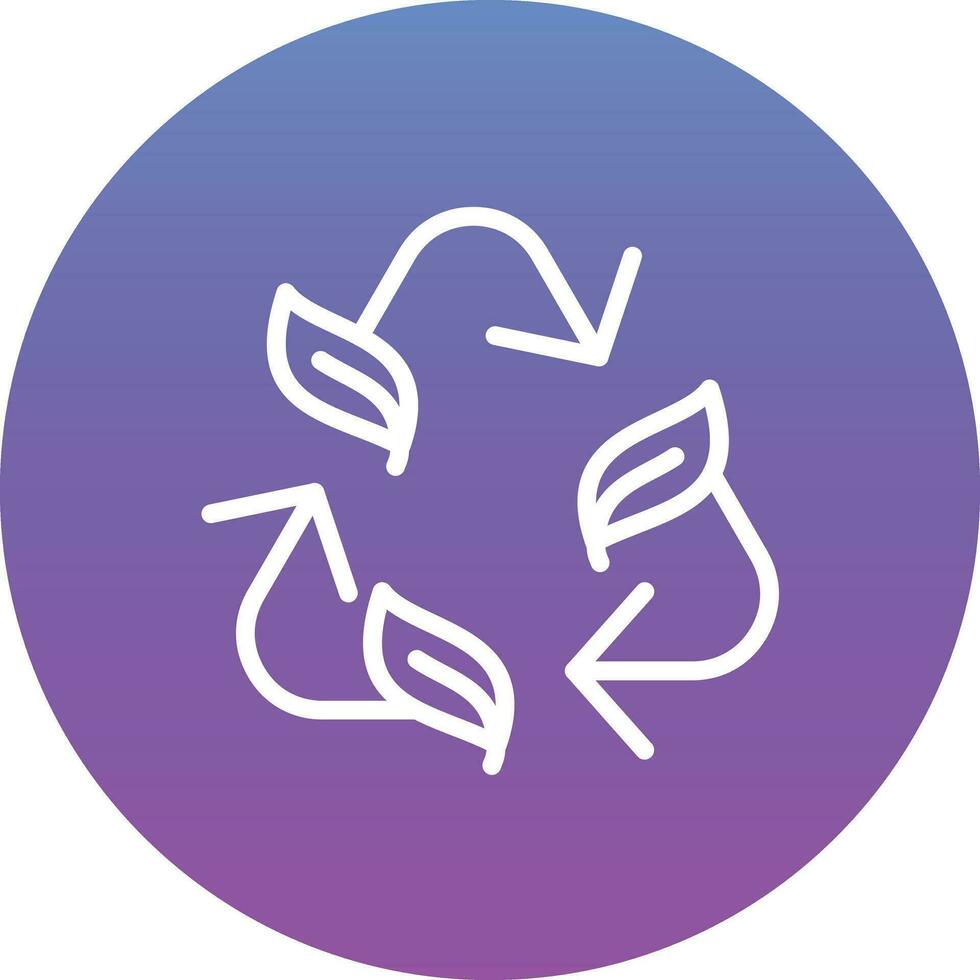 Leaf Recycle Vector Icon