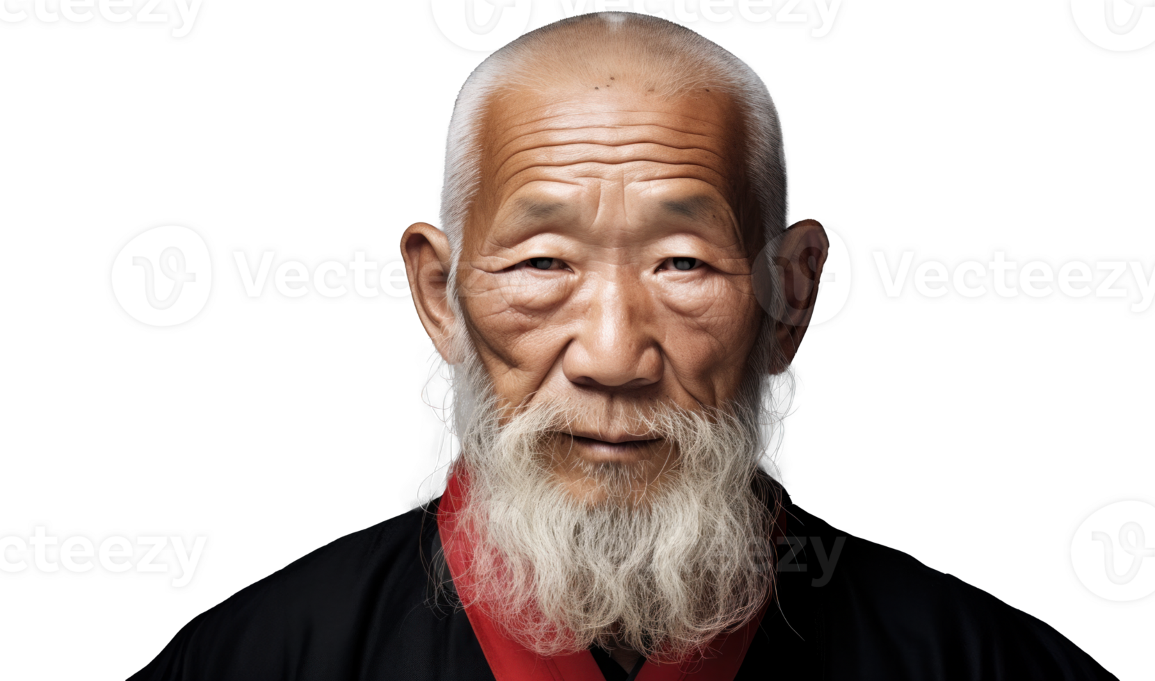 AI generated Smiling Senior Businessman Asian Portrait png