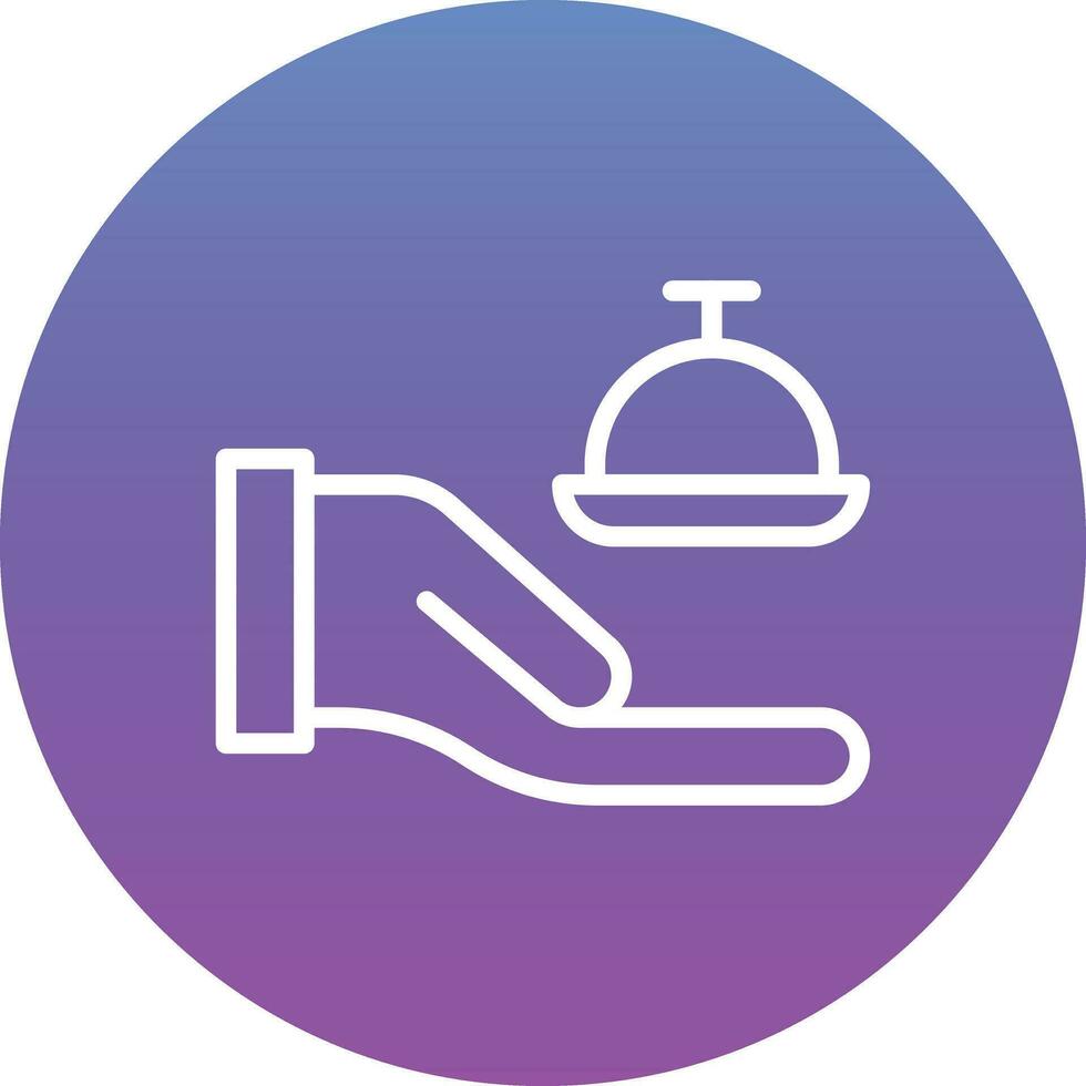 Room Service Vector Icon