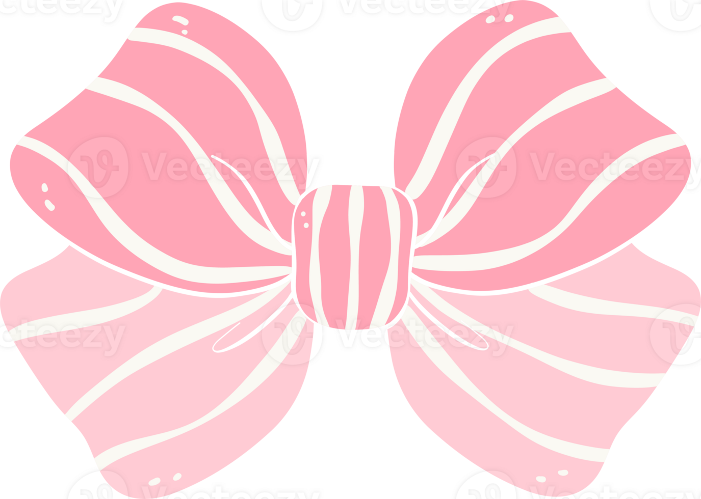 Coquette Aesthetic Bow pink flat illustration png