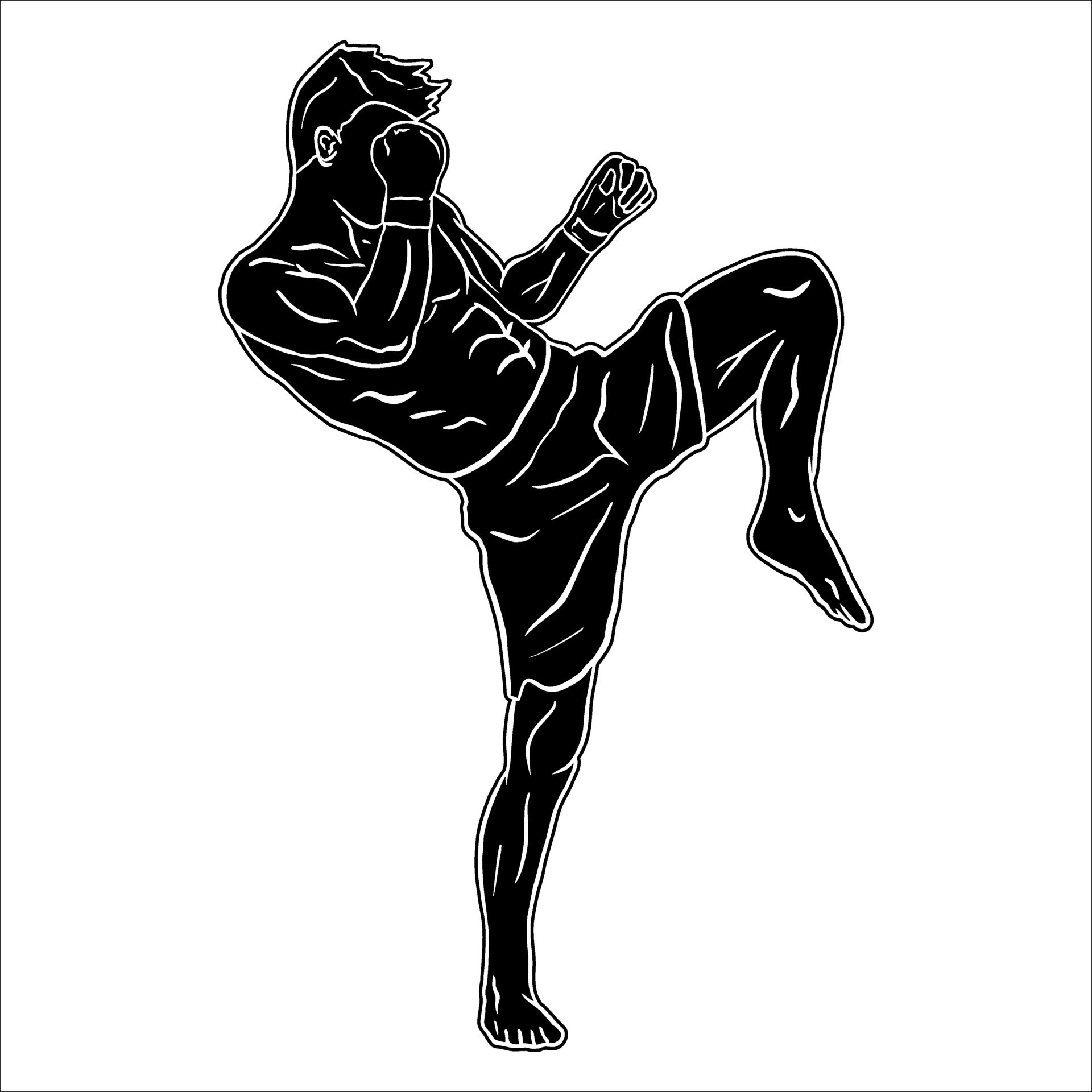 pencak silat silhouette 36461304 Vector Art at Vecteezy